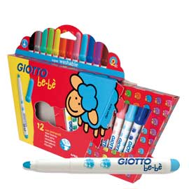 Astuccio 12 superpennarelli giotto bebe'