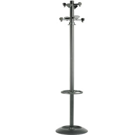 Appendiabiti incas 175cm a 8 posti c/portaombrelli nero