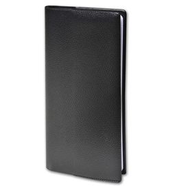 Agenda planing italnote s spiralato 8,8x17cm impala nero 2021 quo vadis
