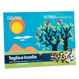 Album tagliaeincolla 24x33cm 10fg 90gr fsc favini