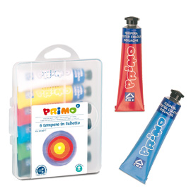 Astuccio 6 tubi tempera 18ml cmp