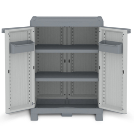 Armadietto ppl a 2 ante base 700 domino wave