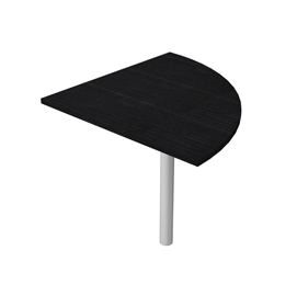 Angolare 90° nero venato + gamba supporto x scrivanie easy