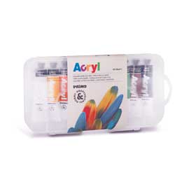 Astuccio 10 colori acrilico 18ml cmp
