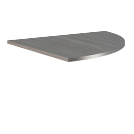 Angolare 90° frassino toscano + gamba supporto x scrivanie easy
