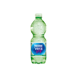 Acqua frizzante bottiglia pet 500ml vera