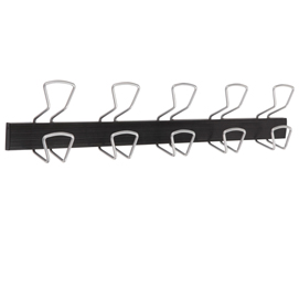 Appendiabiti da muro a 5 posti l76cm alba