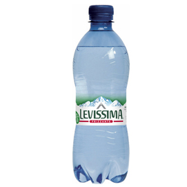 Acqua frizzante bottiglia pet 100 riciclabile 500ml levissima