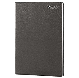 Agenda weekly settimanale 2021 in ppl dim. 17x24cm nero intempo