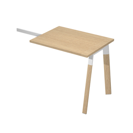 Allungo scrivanie woody superior - 80 x 60 x 72,5 cm - piano rovere - artexport