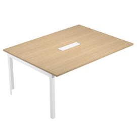 Allungo tavolo riunione woody - 160 x 120 x 72,5 cm - piano rovere - artexport
