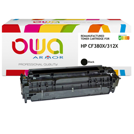 Armor - toner compatibile per hp cf380x- nero - 4.400 pag