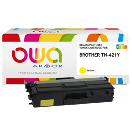 Armor - toner compatibile per brother tn-421y - giallo - 1.400 pag