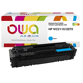 Armor - toner compatibile per hp - ciano - w2211x - 2.450 pag
