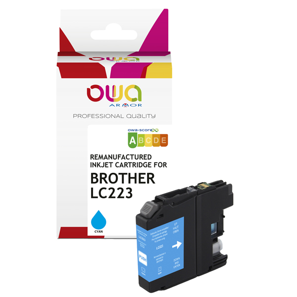 Armor cartuccia ciano per brother lc-223-8ml