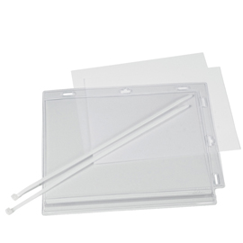 Busta impermeabile outdoor - con fascette - a5 - durable - conf. 5 pezzi