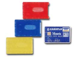 Busta porta cards 8,5x5,4 02/7828 pvc rigido col.assortiti favorit