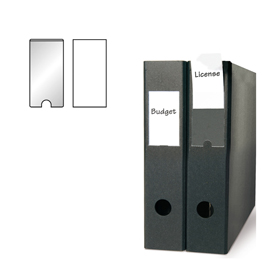 Busta 3 portaetichette ppl adesive trasparenti 75x150mm 10350 3l
