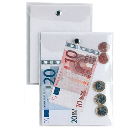 Busta con bottone press 4e 12x15,5cm