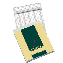 Blocco note 100x150mm 5mm 60gr 70fg ariston blasetti