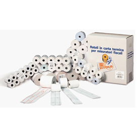 Blister 10 rotoli carta rc termico 27,5mmx30mt Ø 50mm