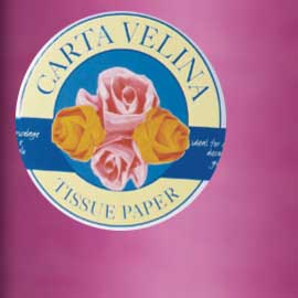 Busta 26fogli 50x70cm carta velina gr31 fucsia sadoch