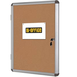 Bacheca per interni fondo sughero 6xa4 orizzontale bi-office