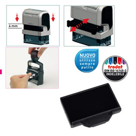 Blister da 3 tamponi 6/53 nero trodat