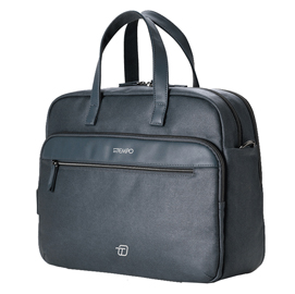 Borsa hike tela cerata dim. 38x29x16cm blu intempo