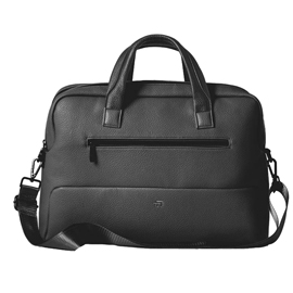 Borsa gate trended - con manici - 41 x 30 x 15 cm - ecopelle - nero - intempo