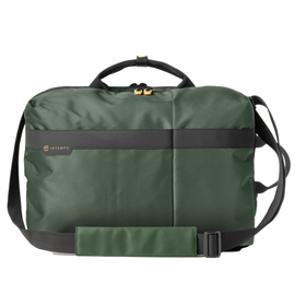 Borsa big-bag job - 43 x 33 x 16 cm - tessuto tecnico - verde - in tempo