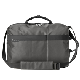 Borsa big-bag job - 43 x 33 x 16 cm - tessuto tecnico - antracite - in tempo