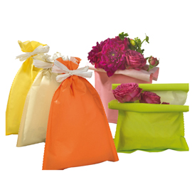 Busta regalo spring - 20 x 32 cm - 45 gr - carta - 5 colori assortiti - pnp - conf. 50 pezzi
