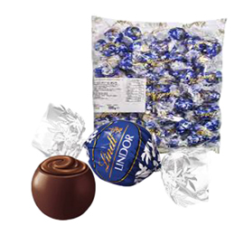 Busta lindor - cioccolato fondente - 1 kg - lindt