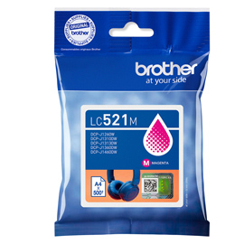 Brother - cartuccia - magenta - lc521m - 500 pag