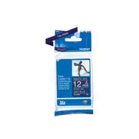 Brother nastro tzern34 in tessuto da 12 mm oro su blu (4m)