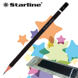 Blister 6 matite grafite hb starline