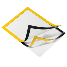 Cornice espositiva duraframe  - a4 - 21 x 29,7 cm - giallo - durable