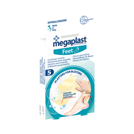 Cerotto idrocolloidale per vesciche - pu traspirante - megaplast - conf. 5 pezzi