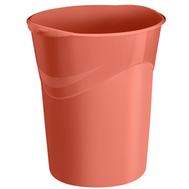 Cestino gettacarte terra nova - altezza 33,4cm - diametro 30,5 cm - 14 l - terracotta - cep