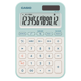 Calcolatrice da tavolo ms-20yc - 12 cifre - verde - casio