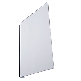 Cartello da corsia a bandiera - magnetico - a4 verticale - pet - durable - conf. 10 pezzi