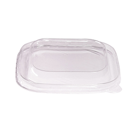 Coperchio per bowl quadrata 600ml - trasparente - signor bio - conf. 50 pezzi
