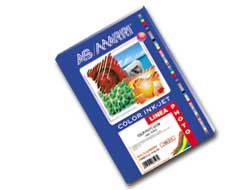 Carta inkjet a4 150gr 10fg color photo lucida 8297 as marri