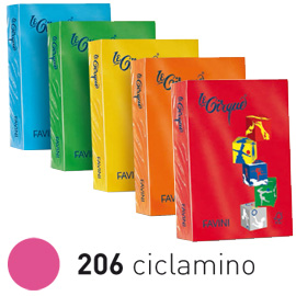 Carta lecirque a4 80gr 500fg ciclamino 206 favini