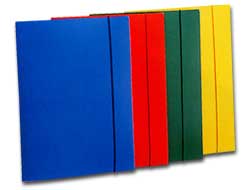 Cartellina con elastico eko u110 silver leonardi