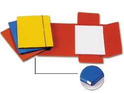 Cartellina c/elastico 17x25cm azzurro 40l