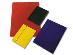 Cartellina c/elastico presspan 35x50cm rosso 35el
