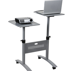 Carrello twin per proiettori multimediali