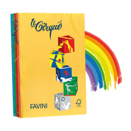 Carta lecirque a4 80gr 500fg mix 5 colori intensi favini